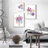Bone Anatomy Flower Skull Hand Foot Wall Art Canvas Painting Nordic Poster And Prints Wall Pictures For Doctor Room Clinic Decor