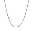 S925 Sterling Silver Octagonal Snake Bone Necklace - Light Luxury High-End Sweater Chain for Women