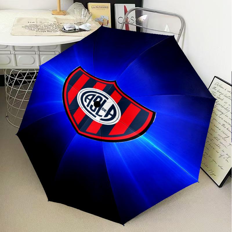Club Atletico San Lorenzo Umbrella Folding umbrella, automatic umbrella 8-Frame for Travel, camping Use Gift for Halloween Christmas