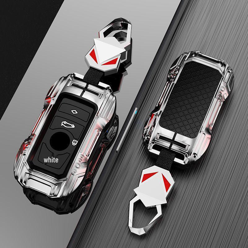 

BMW Key Cover: Compatible with BMW X1, X2, X3, 320li, 5 Series, 3 Series, 7 Series, 525li - Metal Business Shell Case.