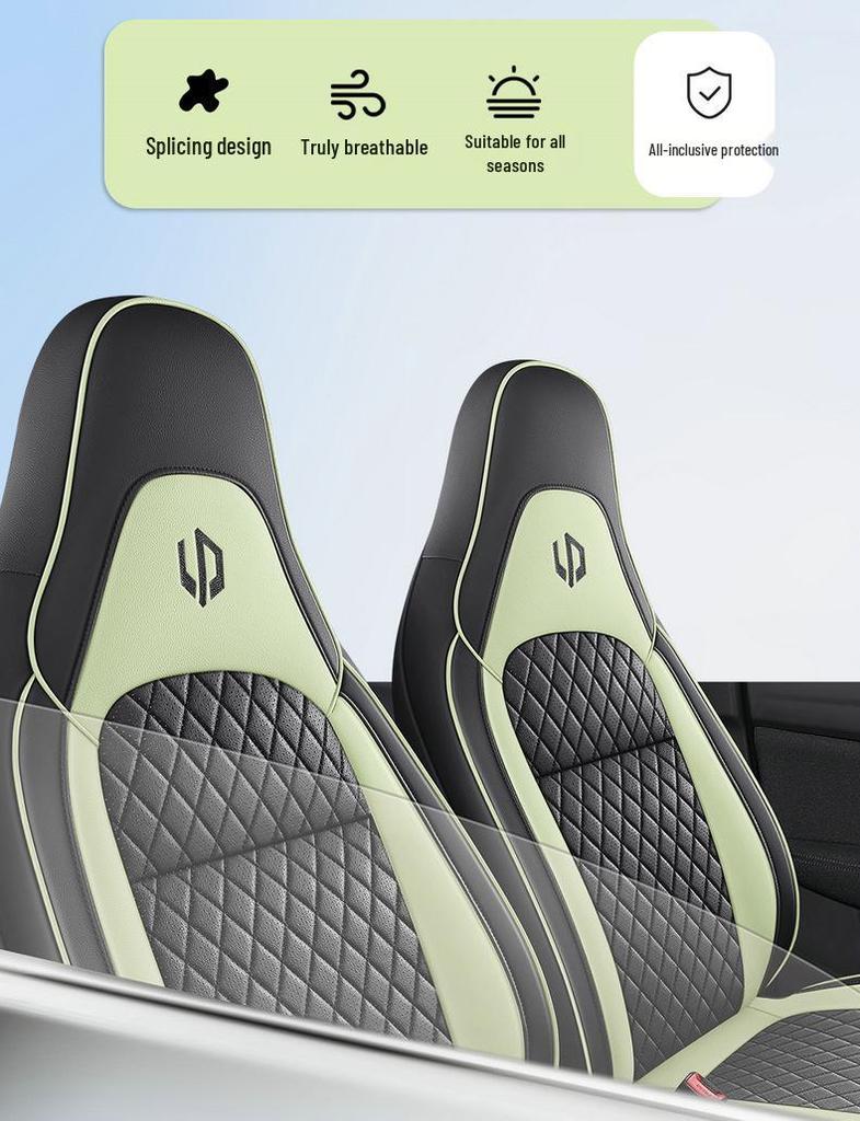 Leapmotor T03 Cartoon Seat Covers - Full Coverage, 22 Models, All-Season Universal Fit.