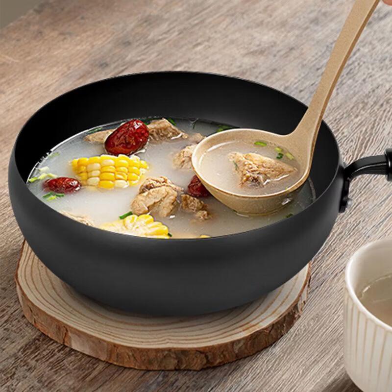 ASD Home Non-Stick Wrought Iron Stir-Fry Pan