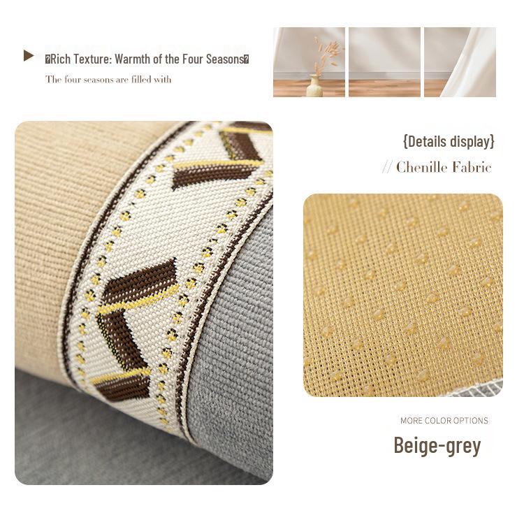 Universal Chenille Sofa Cushion Cover: Non-Slip, Luxury Design, 2025 Collection