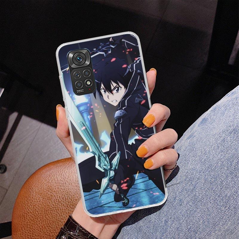 Sword Art Online Anime Handyhülle für Handyhülle für Xiaomi Redmi Note 15 14 14S 13 Pro Plus 12 12S 11S 11E 10S 10 11T 5G Einzigartig