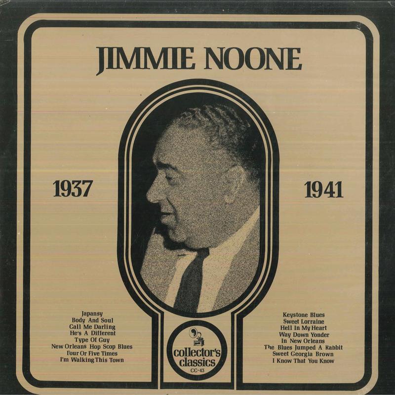 

LP Record JIMMIE NOONE Jimmie Noone 19371941 CC43 COLLECTORS CLA Denmark Jazz Used