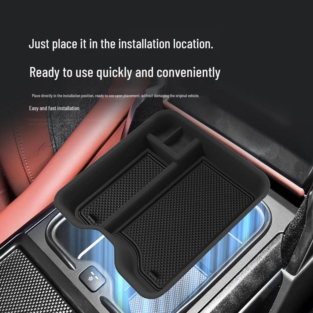 Compatible Armrest Box Storage for 2023-2026 Land Rover Range Rover Sport Central Console Accessories