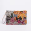 High-end sequined woven dinner bag New embroidery clutch bag Summer niche straw woven bag Fashion women's envelope bag
