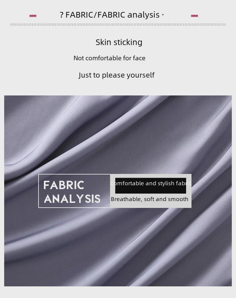 Conjunto de Pijama de Seda e Renda para Mulher - 5 Peças com Camisola de Manga Comprida, Camisola e Shorts para Primavera, Verão e Outono