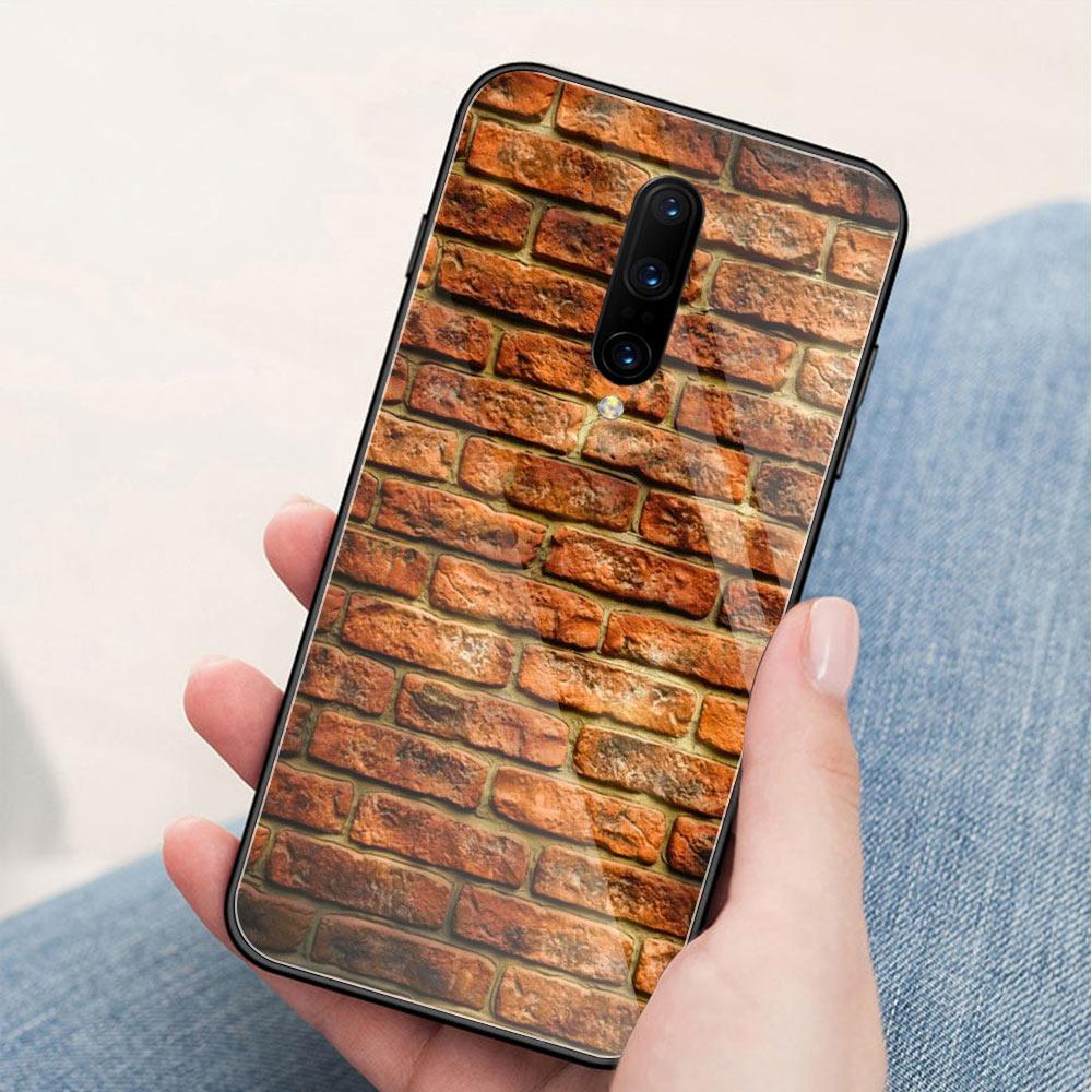 Hülle für Oneplus 7 Bunte quadratische Glasrückseite Hülle Oneplus 5t coque für Oneplus 1+ 5 6 Oneplus 6 6t 7 pro