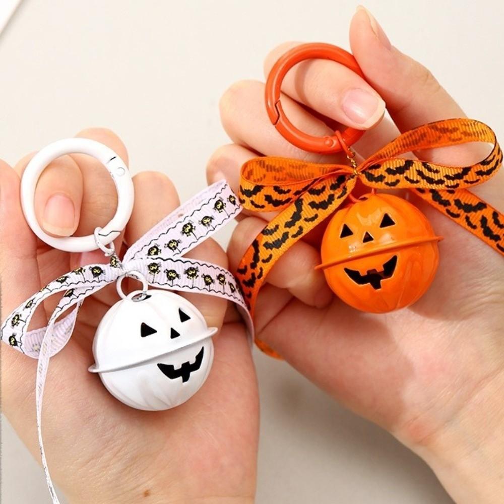 Fashion Pumpkin Keychain Kawaii Backpack Decoration Creative Car Keychain  Gift Giving