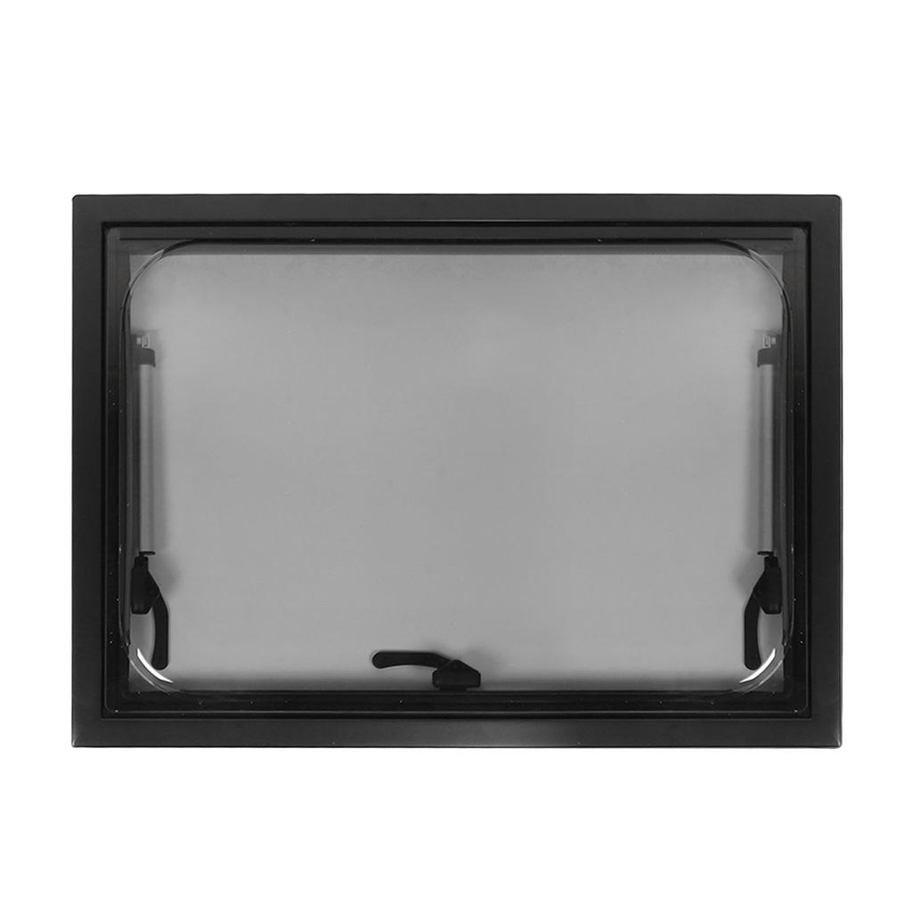 28 X 16 Inch RV Window with Screen Sunshade Double Layer Right Angle Push Out Window for Trailer