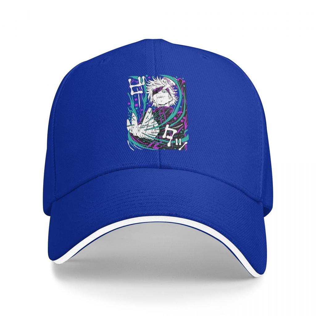 Baseball Caps Anime Jujutsu Kaisen Satoru Gojo Vintage Vintage Casquette Female Male Sport Spring Caps