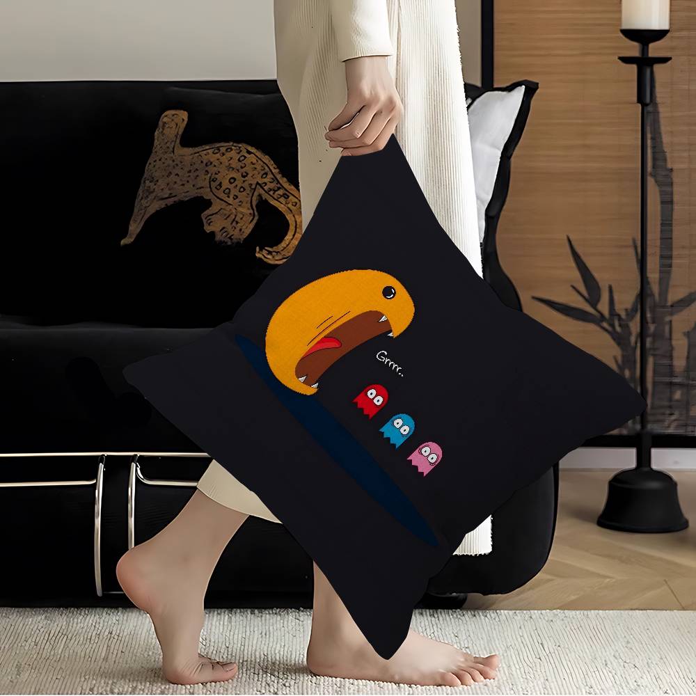 PPacMman Pillow Gift Home Office Decoration Pillow Bedroom Sofa Car Cushion CoverPillow Case