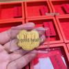 Pure Gold 999 Beckoning Cat Phone Sticker - 2mg Gold Foil with Adhesive Back, Attract Wealth & Luck