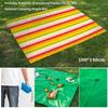 Tragbare Faltbare Picknickdecke mit Sack Wasserdichtes Zelt Neue Strandplane Camping Wandern