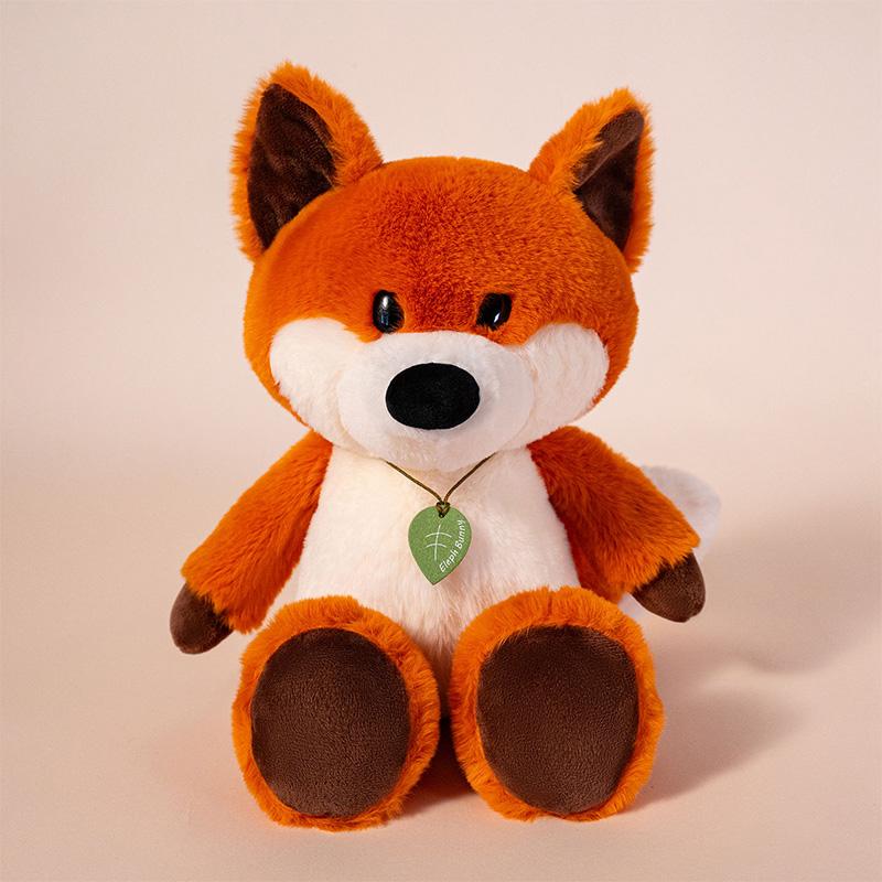 35cm Cute Run Series Fox Panda Elephant Plush Toys Cute Soft Stuffed Animals Doll Pillow For Birthday Gift Valentine's Day