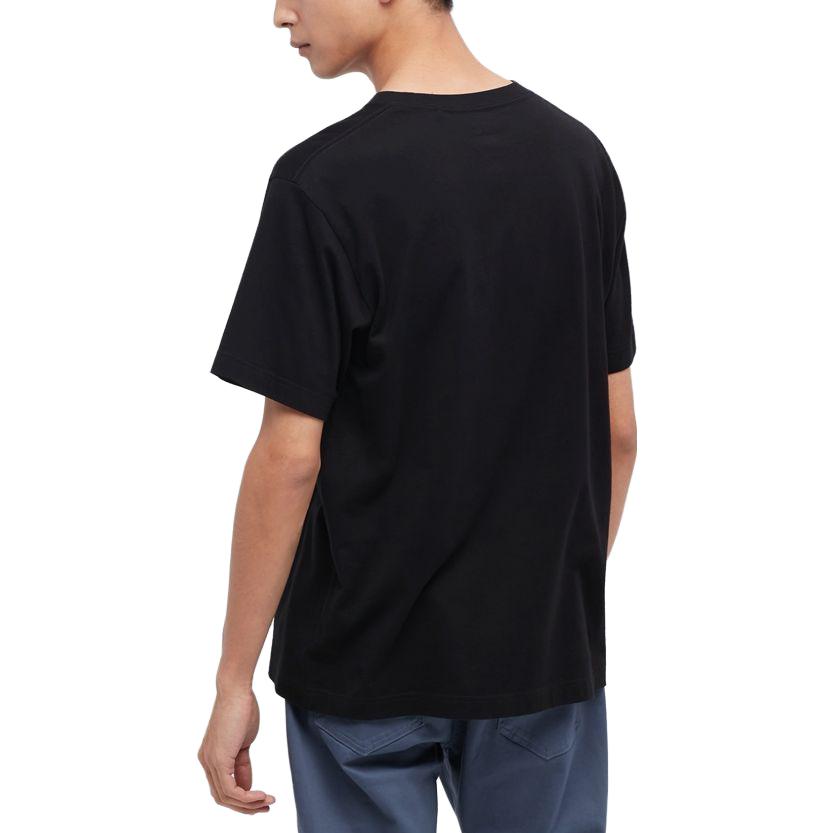 Uniqlo Mickey Mouse Graphic Crew Neck Short Sleeve T-Shirt Unisex Tops Black 458604-09