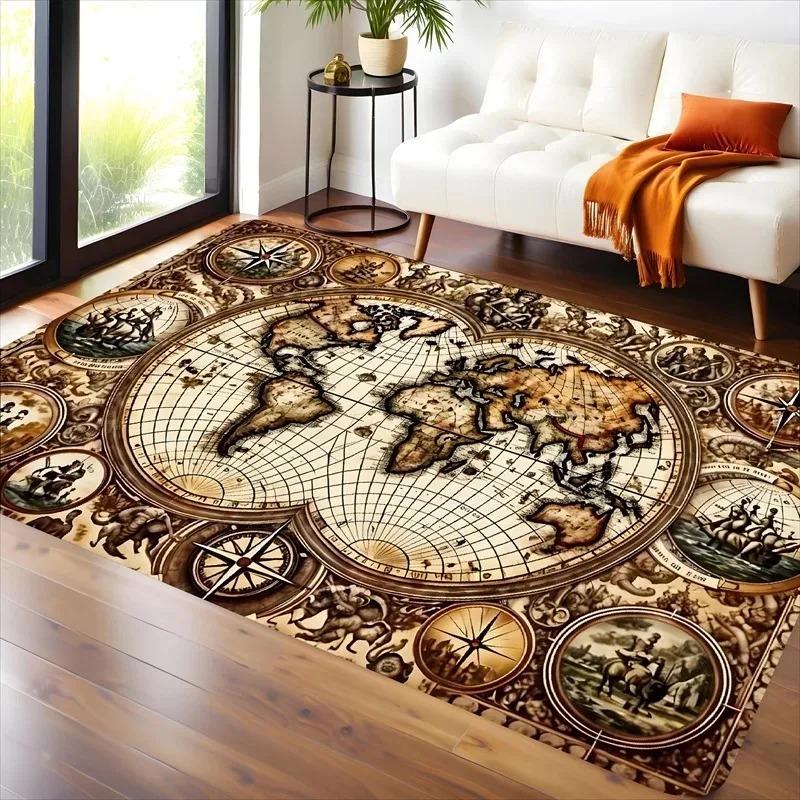 1PC Energy Tree Pattern Kitchen Rugs Non-Slip Home Door Mats Pop design Bathroom Rug Bath Mat Carpet for Home Sink Laundry Decor