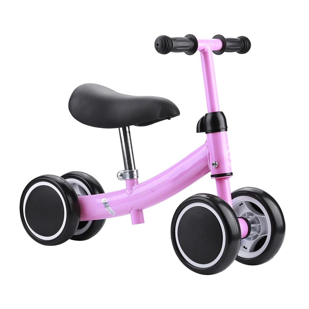 Balance Training Mini Bike Scooter Walker Scooters for 1 2 Years Old Baby (Pink)