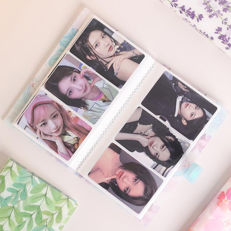 120/240 Slots Nail Sticker Storage Book Clear/Butterfly/Flowers/Leaves Cover Nail Decal Storage Album For Small Sticker