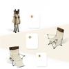 Modern Simple Canvas Sofa Chaise Longue Japanese Balcony Household Lazy Outdoor Leisure Beach Chair Folding Chair