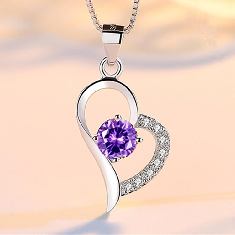 925 Sterling Silver Necklace Pendant Zircon High Quality Chain For Women Luxury Fashion Wedding Engagement Jewelry Party Gifts