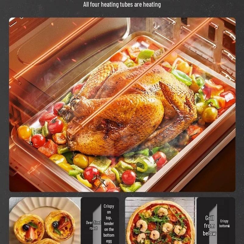 2025 New Compact 4-in-1 Microwave, Oven, and Steamer