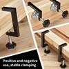 4Pcs/1Set Clamps, Clamp Range 10-57Mm Table Clamps, Adjustable Screw Clamps, Small Universal Table Clamps for Bedroom, Kitchen, Bathroom And Shelf