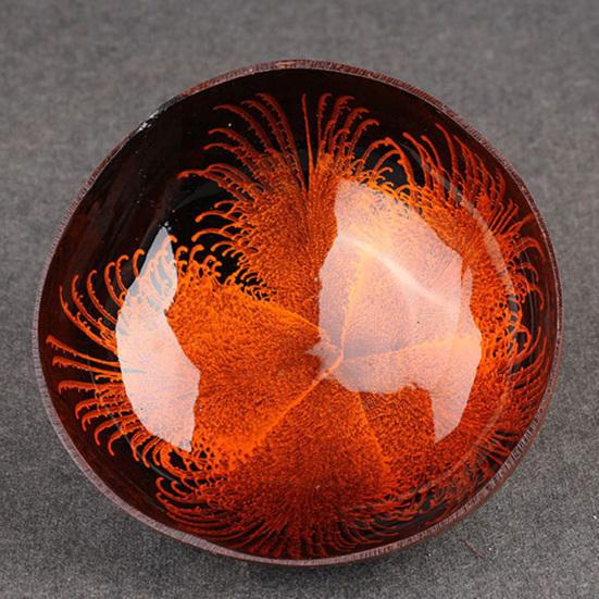 Splash Ink Coconut Shell Candy Storage Bowl Container Desk Ornament Home Decor