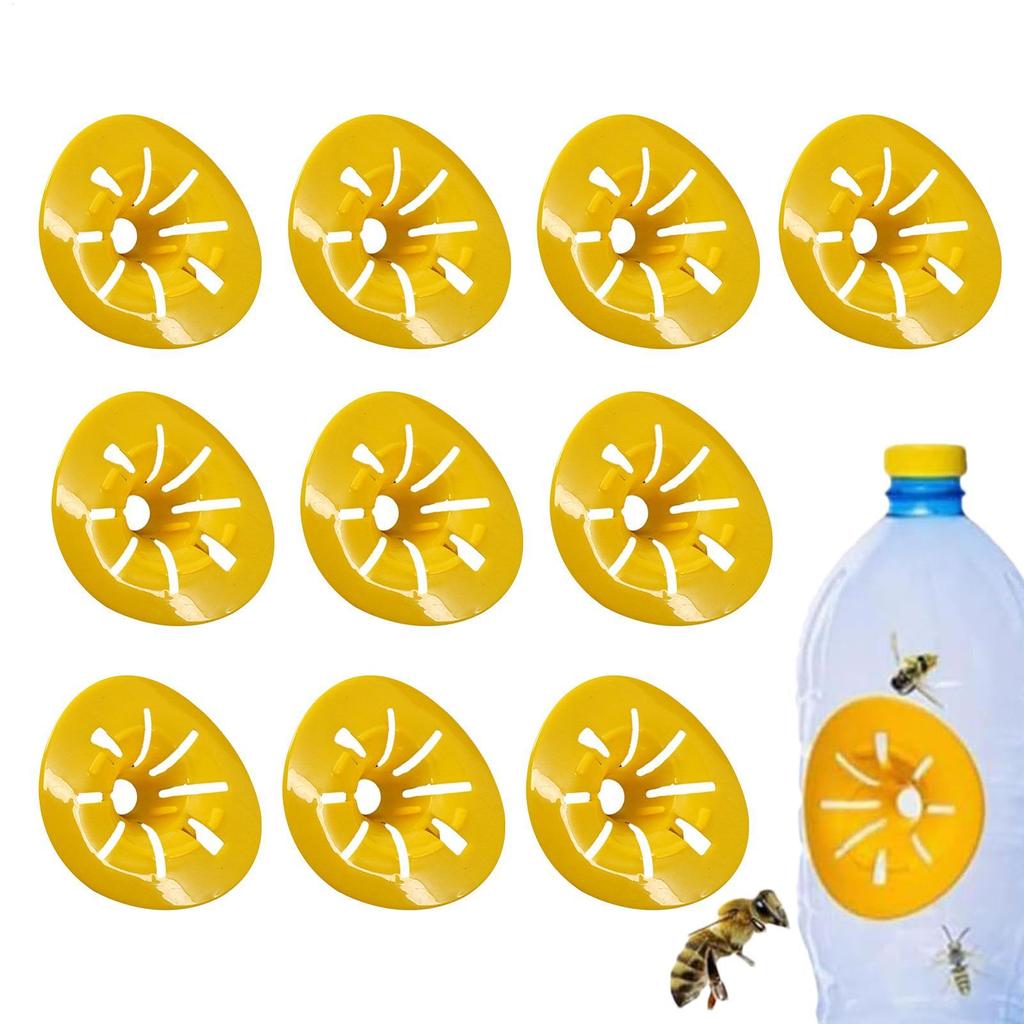 10Pcs Wasp Trap Catcher Flower Shape Flying Insect Funnel Trap Bee Hornet Catcher Garden Outdoor Hanging Pests Control Tool