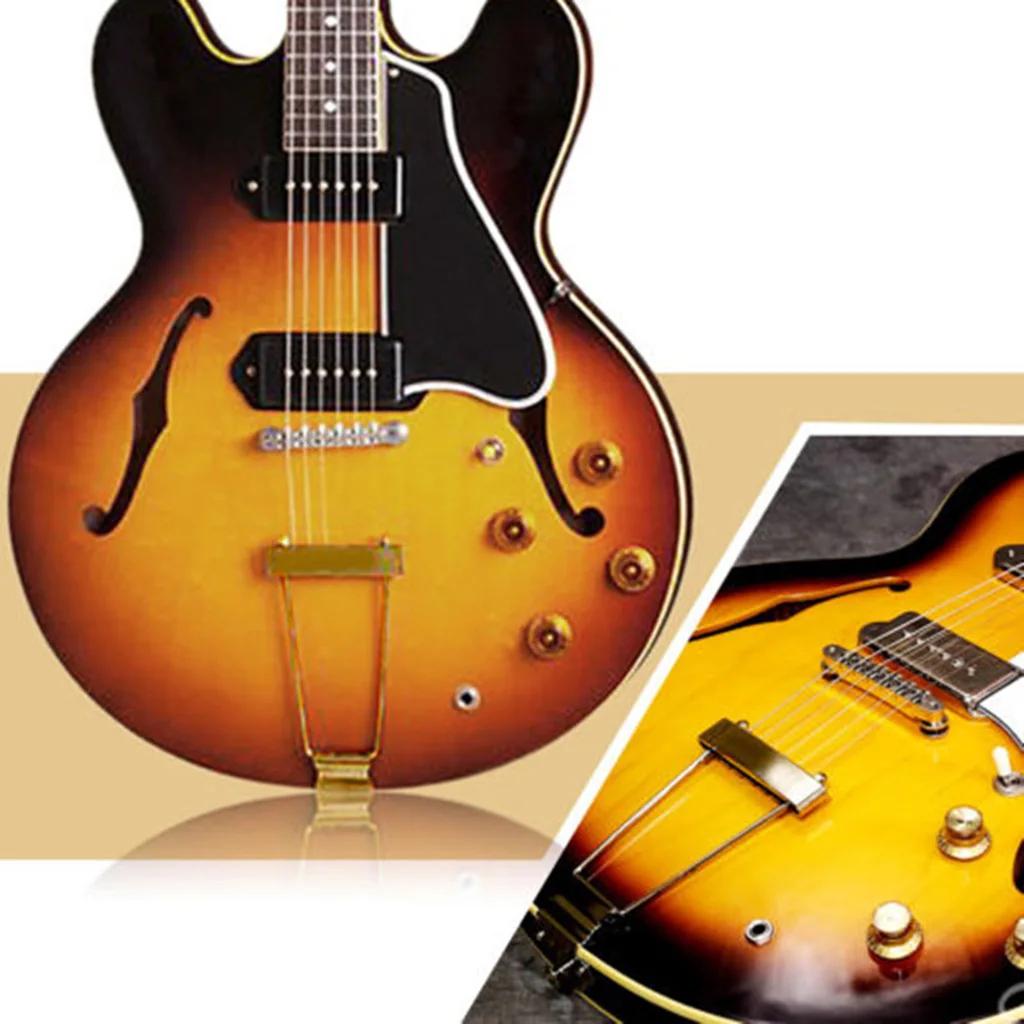 1pcs  Hollow Half Hollow 6 string Guitar tail piece bridge Guitar parts accessories