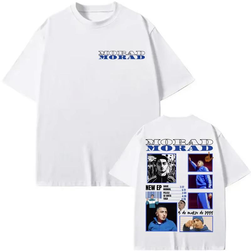 Rapper Morad Tour 2025 Merch Tshirt Fashion Hip Hop Vintage Short Sleeve Tshirts Men Women Casual Loose Pure Cotton T Shirts