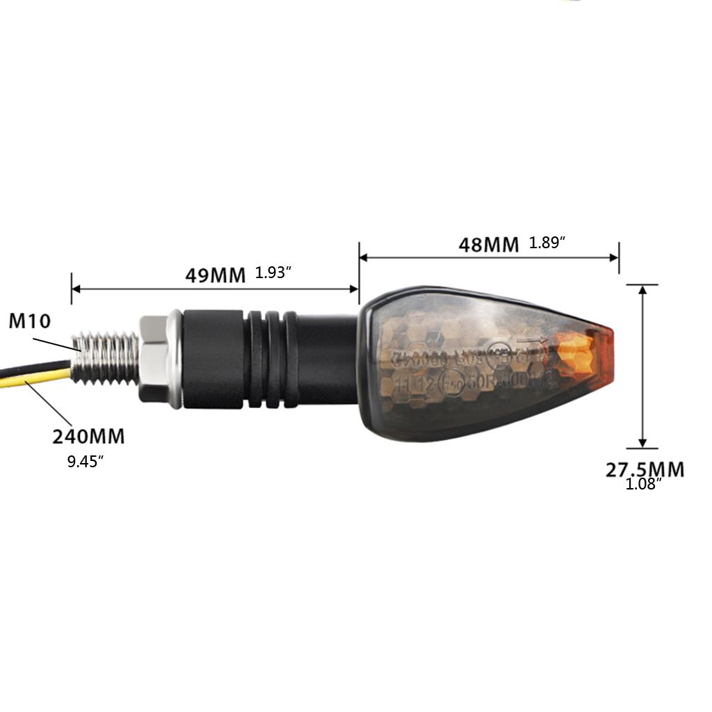 thumbnail image 2 of Motorbike LED Indicators Turn Signals Blinkers With Integrated Driving Lights - Alchemy Parts 2 of 14
