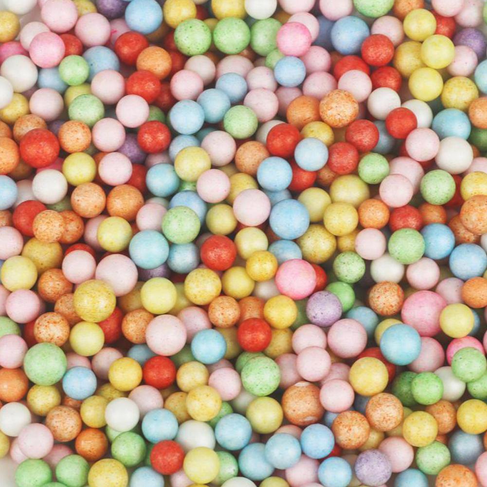 Multicolour Assorted Filler Foam Mini Beads Balls Mixed Crafts Polystyrene Handicraft DIY Material