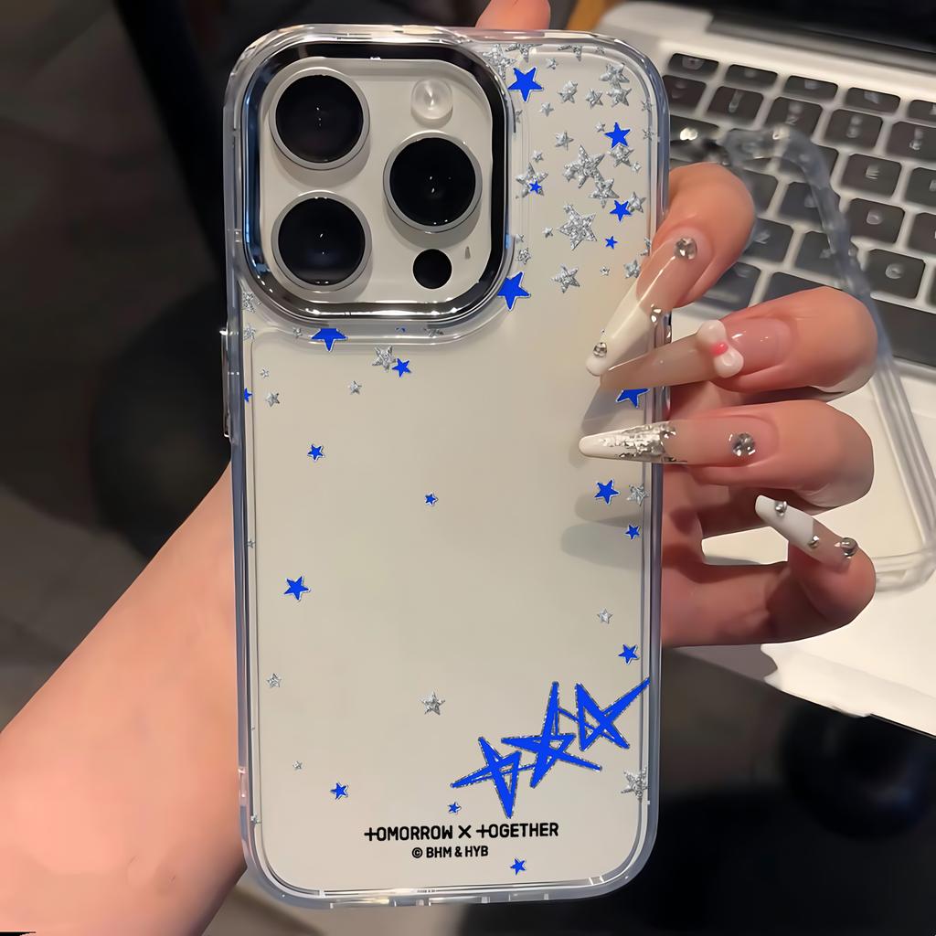 Korean Hot T-TXT Star Phone Case For Samsung Galaxy S25 S24 S23 S22 S21 S20 Note20 FE Ultra Edge Plus 4G 5G Transparent Cover