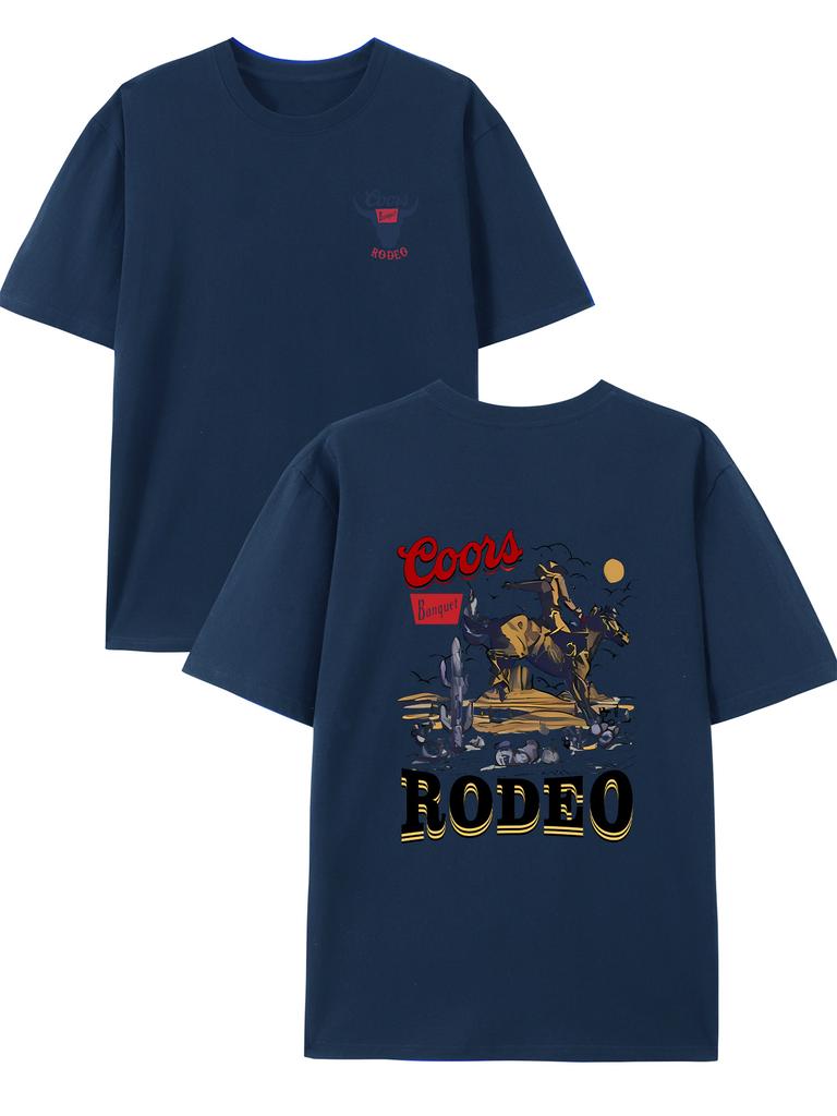 [Casual Cowboy T-shirt] Zomer Casual Cowboy Print T-shirt - T-shirts met korte mouwen voor heren
