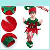 Stunning Christmas Elf Toddler Cosplay Costume With Shoes Stockings