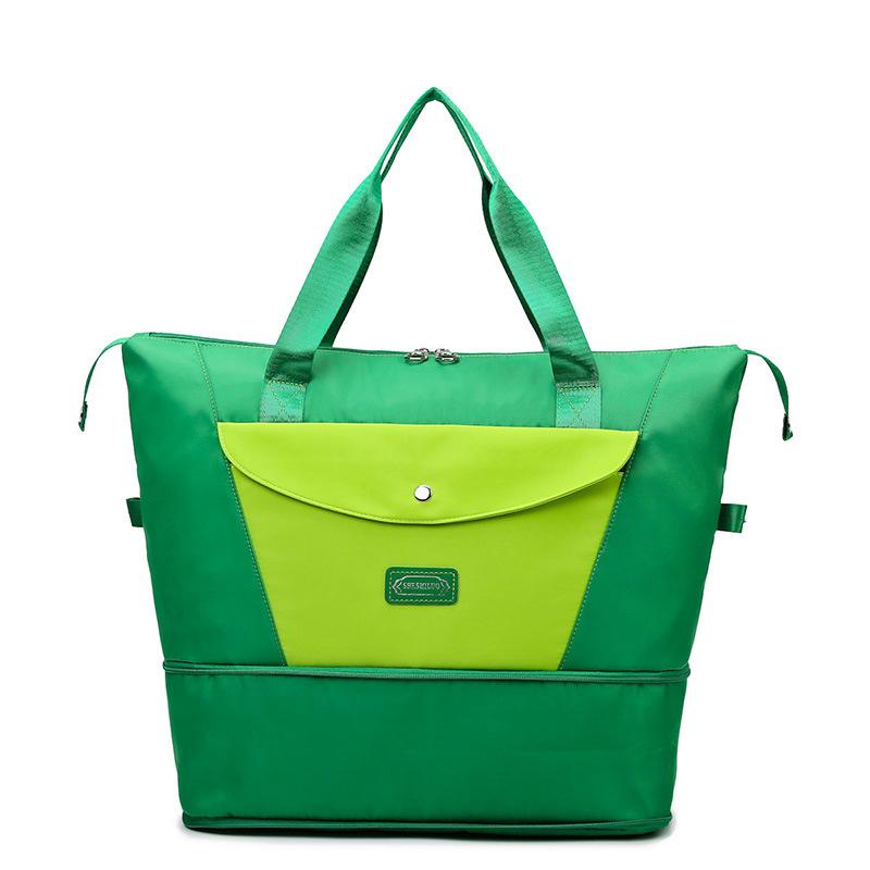 Travel bag Large capacity Portable travel Business trip Luggage storage bag Yoga fitness bag Expansion dry and wet separation