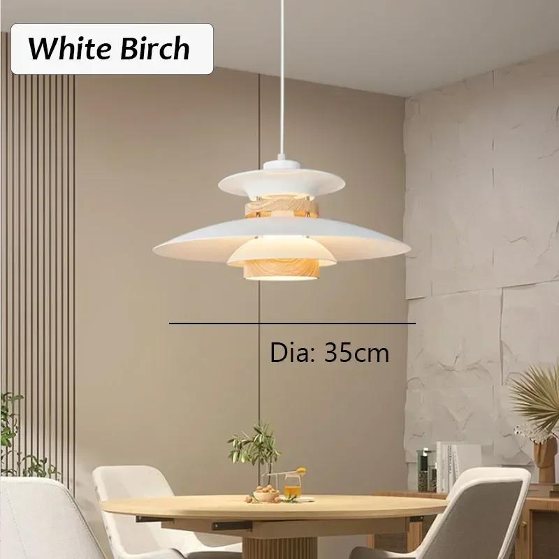 Nordic Iron Art Table Pendant Light Danish Designed LED Flying Saucer Chandelier Restaurant Bar Decor Lamp Indoor Fixture