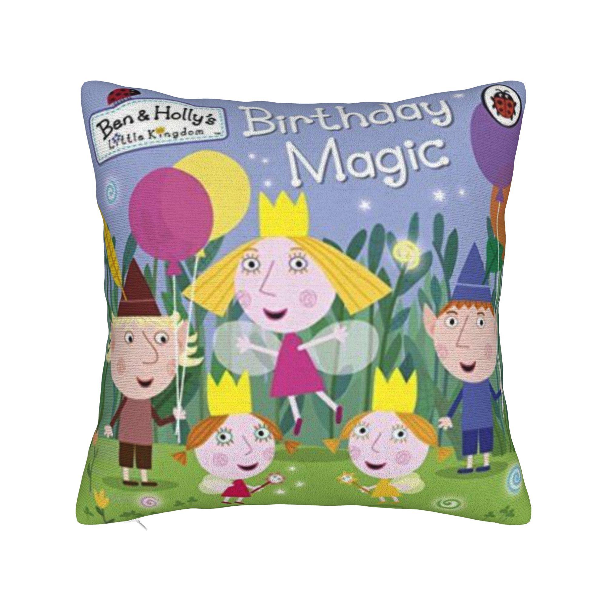 

Seat Decoration Ben and Holly s Kingdom ben y holly Pillowcases Stuff Pillow Cover Square Multi Size 50cmx50cm