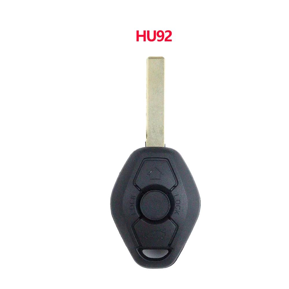 For Bmw E38 E39 E46 X3 X5 Z3 Z4 1 3 5 7 Series Z1 Z2 Z5 E60 E83 E53 Ews System Hu58 Hu92 Car Key Fob Case Shell Housing