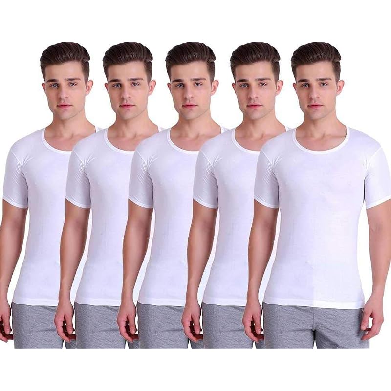 T.T. Men Softy Half Sleeve Vest (Pack Of )