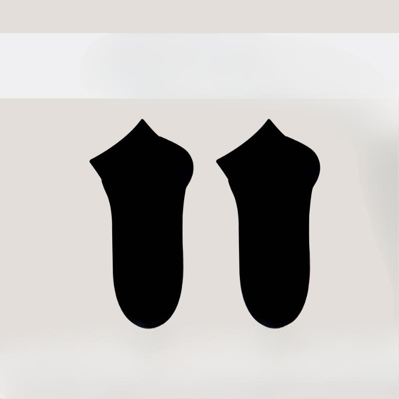 Business Solid-color Socks, Men's Short Socks, Pure Cotton Summer Anti-odor and Sweat-absorbing, Autumn and Winter Casual Low-top Sports Socks