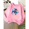 Kids Unisex Crewneck Sweatshirt, The Rainbow Fish Starfish Print Soft Fleece Pullover Suitable For Kids Over 4 Years Old