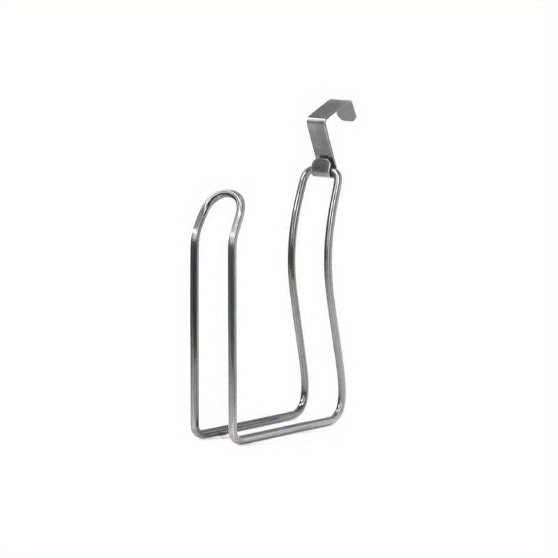 1pc Wall Mount Toilet Paper Holder,No Punching,Tissue Towel Roll Dispenser for Bathroom,Kitchen Towel Rack,Easy Hooks