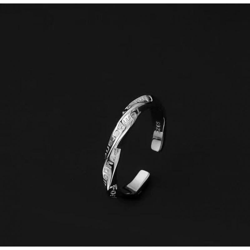 S925 Sterling Silver Adjustable Retro Seven Deadly Sins Men s Ring – Trendy, High-End, Unique Style Adjustable Opening