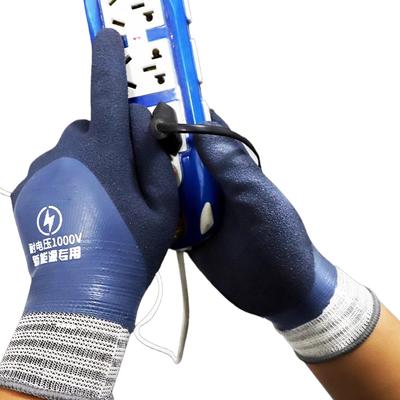 Voltage Resistant Electrician Gloves 1000V Electrical Insulated Gloves Rubber Electrician Insulating Gloves for Men