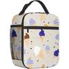 Funny Food Pattern Lunch Bag Leakproof Lunch Pail Container for Adults Work Outdoor, Reusable Handbag, To Keep Food Hot/Cold