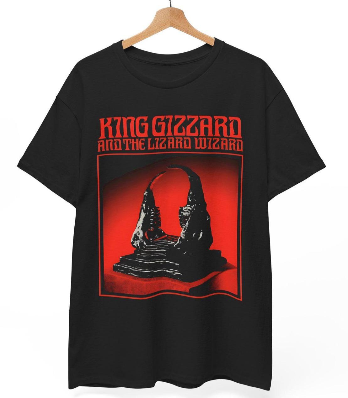 King Gizzard and The Lizard Wizard  Dancing Gizzard  Психоделическая футболка группы УНИСЕКС 3XL
