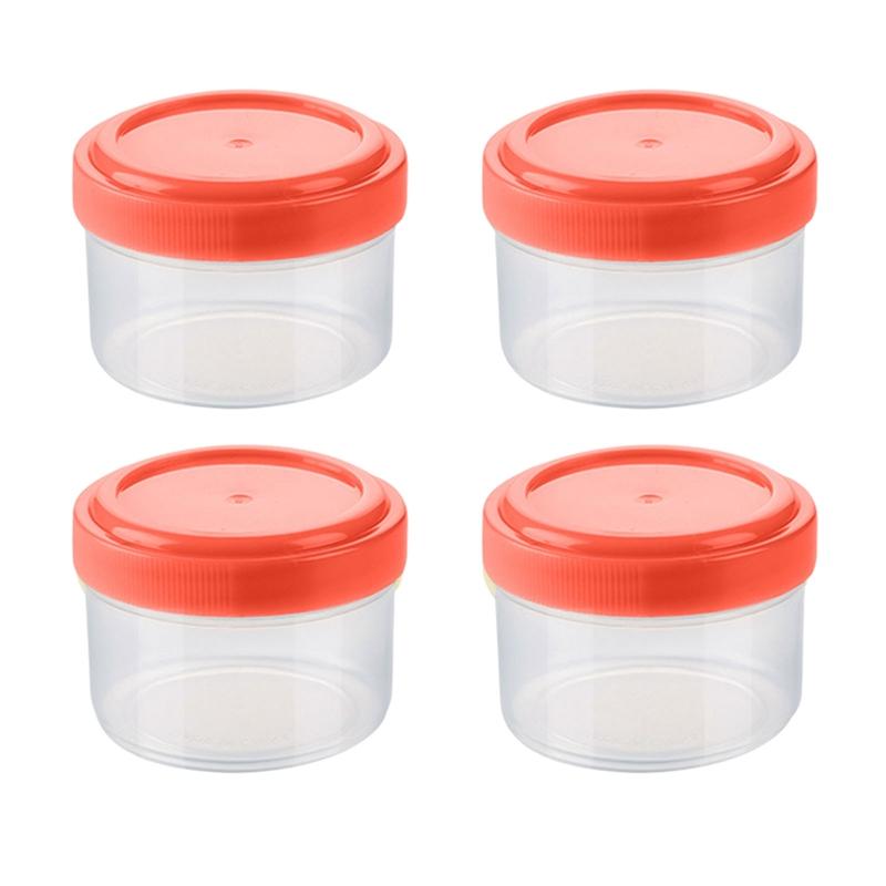 

4 шт. коробки для приправ для бытовых прозрачных бутылок для соуса, бутылки для приправ для барбекю на открытом воздухе, банки для приправ на кухне